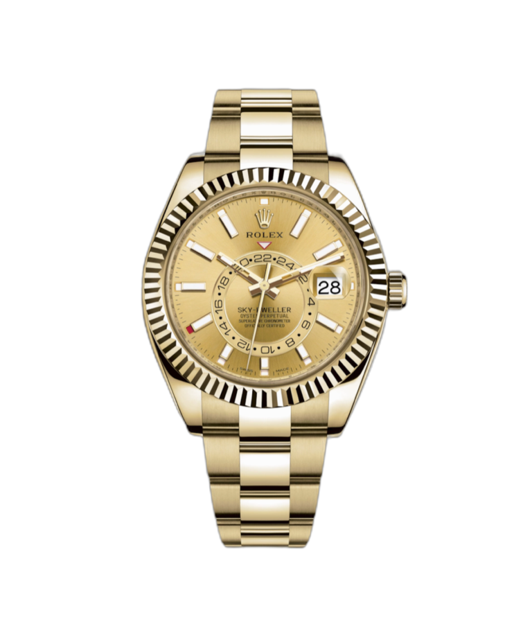 Super Clone Rolex Sky-Dweller Gold