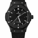 Super Clone Hublot Classic Fusion Black Magic Black Dial Rubber Strap