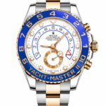 Reduced Rolex Yacht-Master II Two Tone Blue Bezel Oyster Bracelet