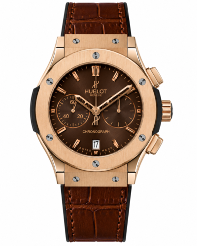 Super Clone Hublot Big Bang Rose Gold Brown Sunburst Dial Crocodile Leather Strap – Swiss SuperClone