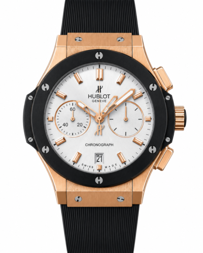 Super Clone Hublot Big Bang Rose Gold White Dial Chronograph Rubber Strap – Swiss SuperClone