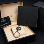 Super Clone Hublot Classic Fusion Black Magic Black Dial Rubber Strap — bracelet detail