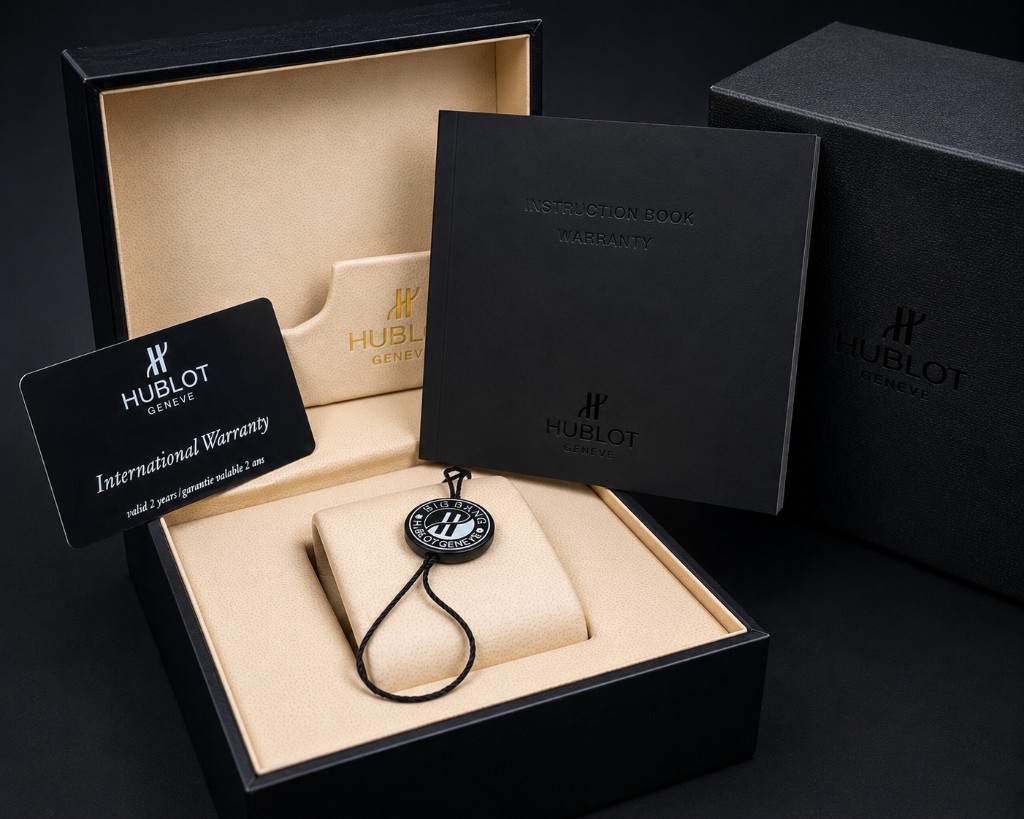 Super Clone Hublot Big Bang Rose Gold Black Carbon Dial Rubber Strap — bracelet detail