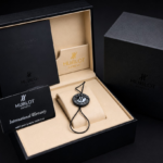 Super Clone Hublot Classic Fusion Black Magic Black Dial Rubber Strap — side profile
