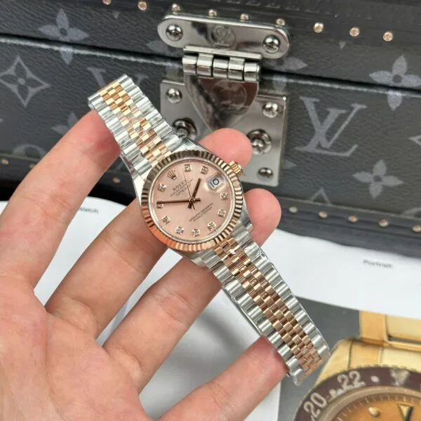 Super Clone Rolex Datejust Rose-Gold Dial REP016816 41 mm – Swiss SuperClone