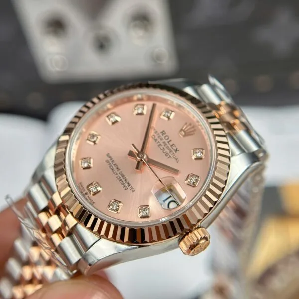 Super Clone Rolex Datejust Rose-Gold Dial REP016816 41 mm – Swiss SuperClone
