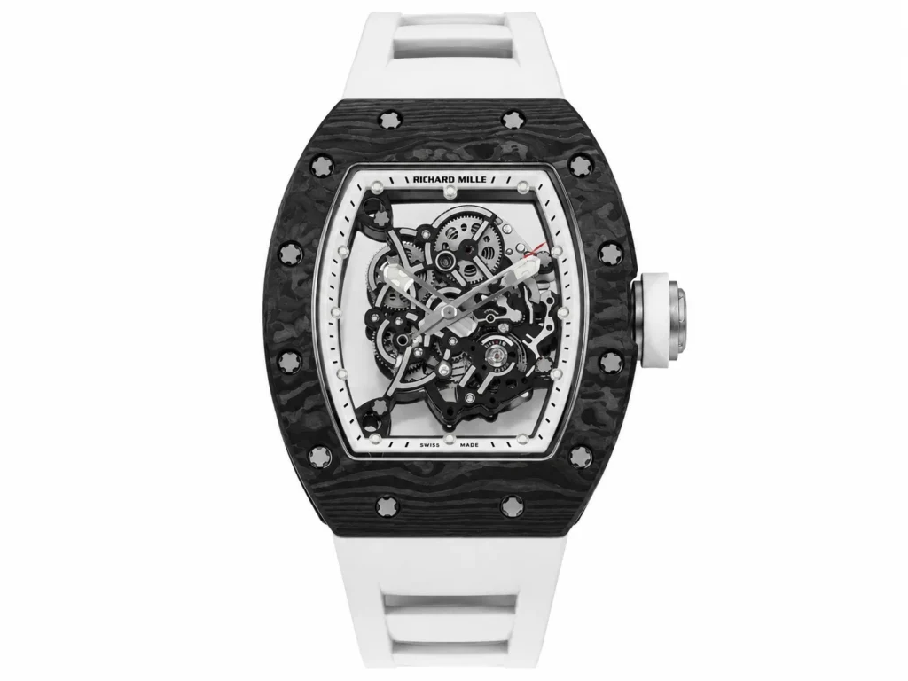 Super Clone Richard Mille RM 55 Richard Mille Black Bubba Watson 42mm Ceramic