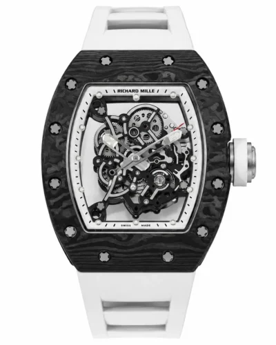Super Clone Richard Mille RM 55 Richard Mille Black Bubba Watson 42mm Ceramic