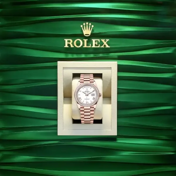 Super Clone Rolex Day-Date White Dial 128345rbr-0070 36 mm – Swiss SuperClone