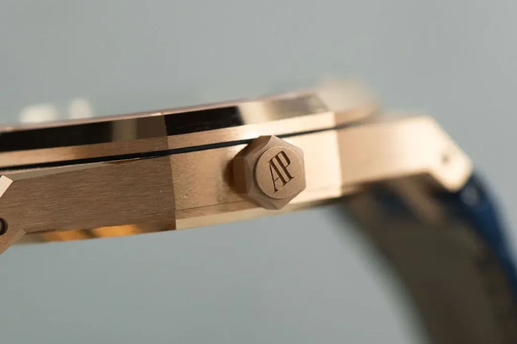 Super Clone Audemars Piguet Royal Oak 15510OR Yellow Gold 41mm Blue Dial
