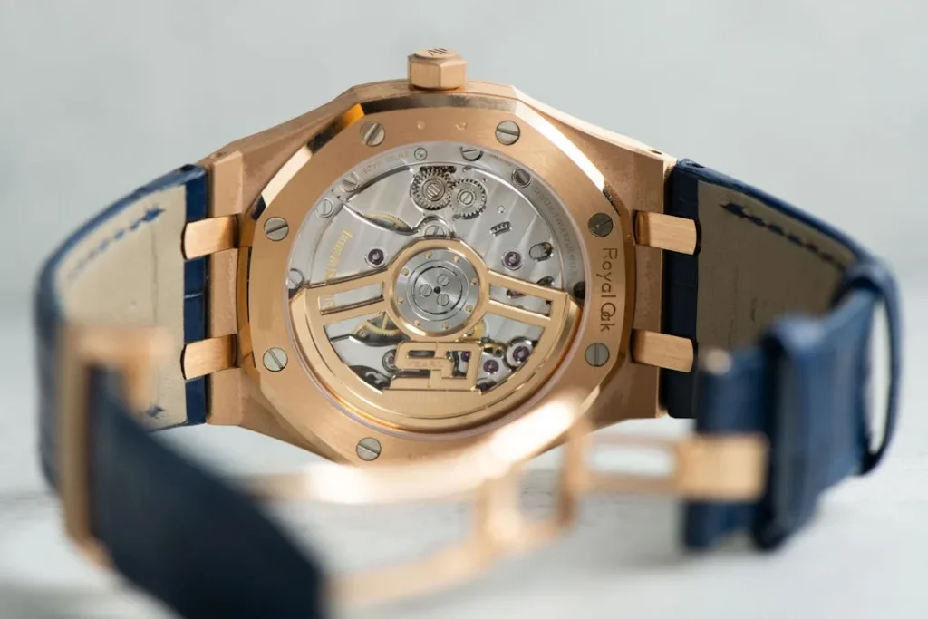 Super Clone Audemars Piguet Royal Oak 15510OR Yellow Gold 41mm Blue Dial