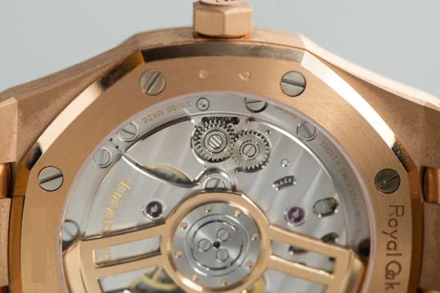 Super Clone Audemars Piguet Royal Oak 15510OR Yellow Gold 41mm Blue Dial