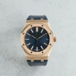 Super Clone Audemars Piguet Royal Oak 15510OR Yellow Gold 41mm Blue Dial