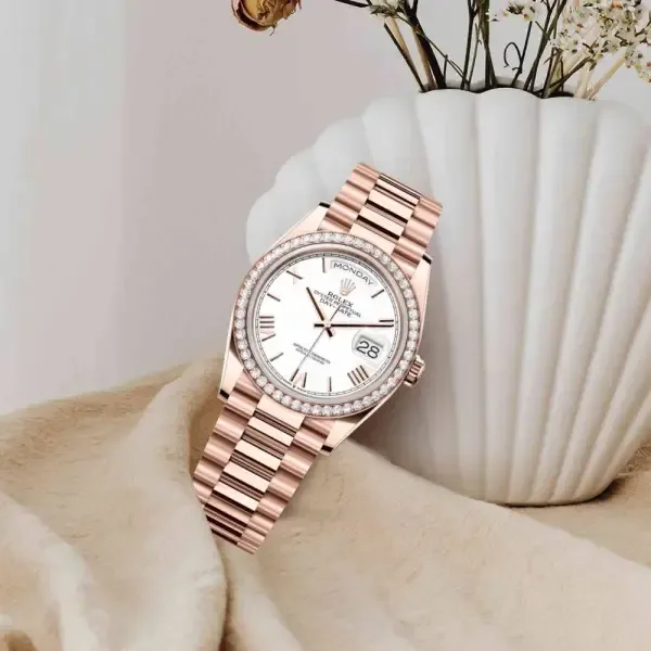 Super Clone Rolex Day-Date White Dial 128345rbr-0070 36 mm – Swiss SuperClone