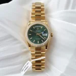 Super Clone Rolex Day-Date Bright Green Diamond Dial 128348rbr-0078 36 mm – Swiss SuperClone