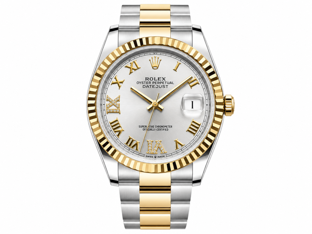Super Clone Rolex Datejust White Roman Dial 126233-0030 36 mm