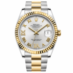 Super Clone Rolex Datejust White Roman Dial 126233-0030 36 mm