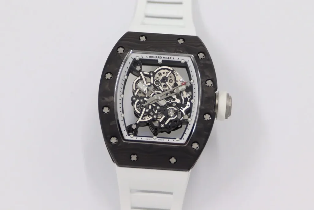 Super Clone Richard Mille RM 55 Richard Mille Black Bubba Watson 42mm Ceramic