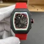 Super Clone Richard Mille RM 67-02 Richard Mille Italy Black Carbon TPT Italy