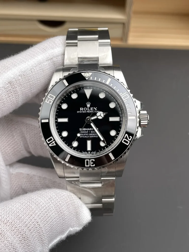 Super Clone Rolex Submariner Black Dial 124060 No-Date – Swiss SuperClone