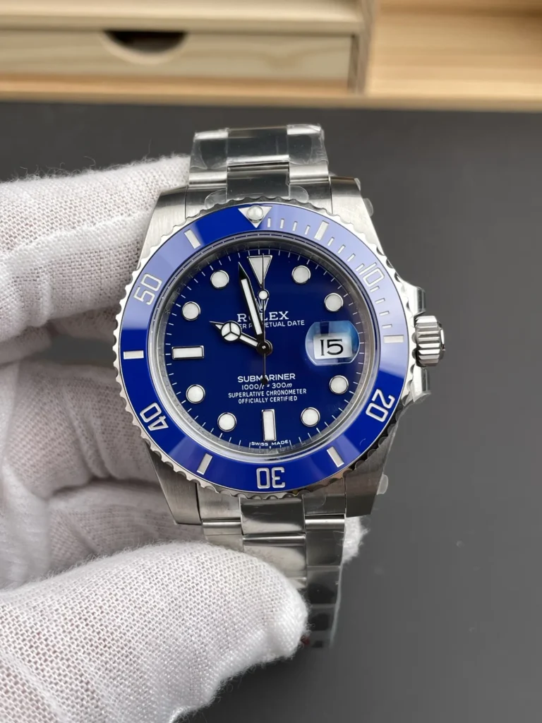 Super Clone Rolex Submariner Blue Dial 116619LB “Smurf” – Swiss SuperClone