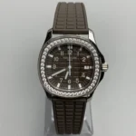 Super Clone Patek Philippe Aquanaut 5067A-025 35.6mm Diamond Bezel Moissanite Steel – Customize Version – Swiss SuperClone