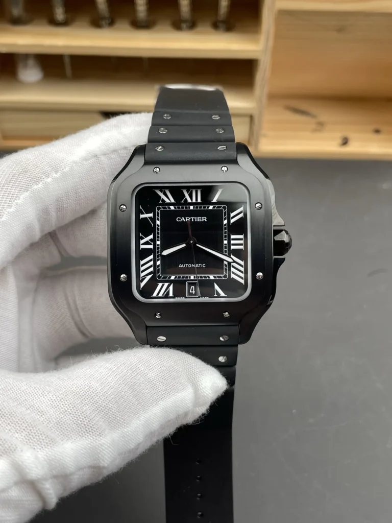 Super Clone Cartier Santos De Cartier CRWSSA0039 39.8mm Ceramic – – Swiss SuperClone