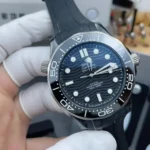 Super Clone Omega Seamaster Diver 300M Co‑Axial Master Chronometer 210.92.44.20.01.001 Black Dial Ceramic 42mm – Swiss SuperClone