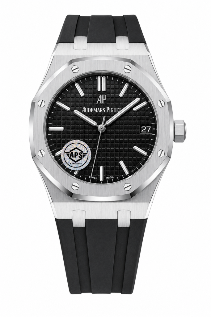 Super Clone Audemars Piguet Royal Oak 15500ST.OO.1220ST.03 41mm Black Rubber Strap