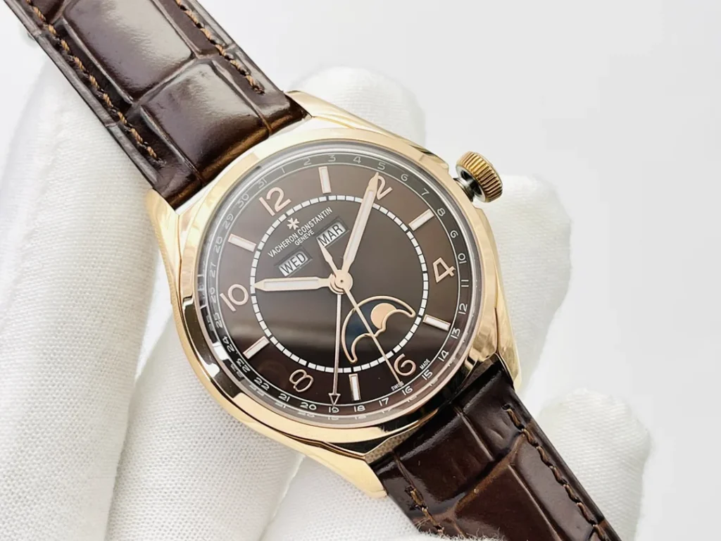 Super Clone Vacheron Constantin FiftySix Complete Calendar 4000E/000R-B065 41mm Rose Gold