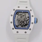 Super Clone Richard Mille RM 55 Richard Mille BLUE 42mm Ceramic