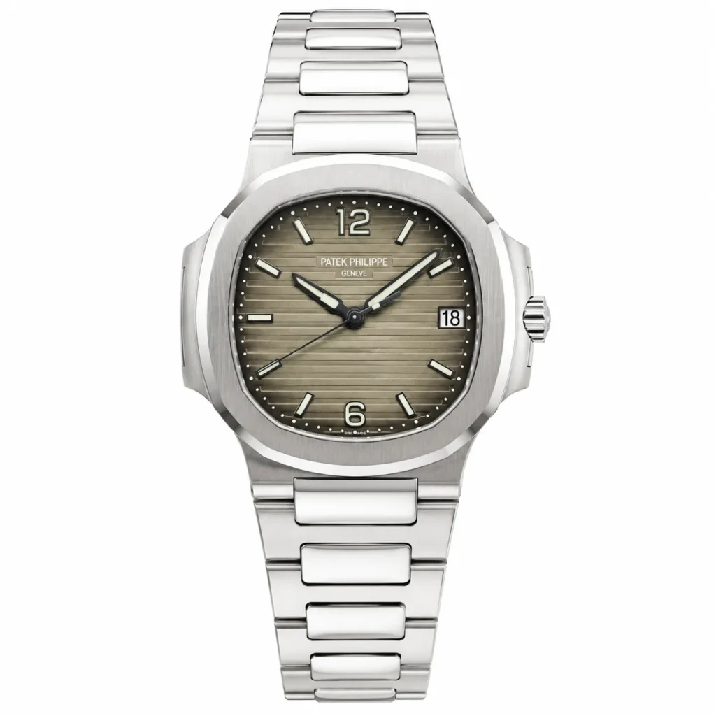 Super Clone Patek Philippe Nautilus 7118/1A-011 35.2mm Gray Dial Steel – Swiss SuperClone