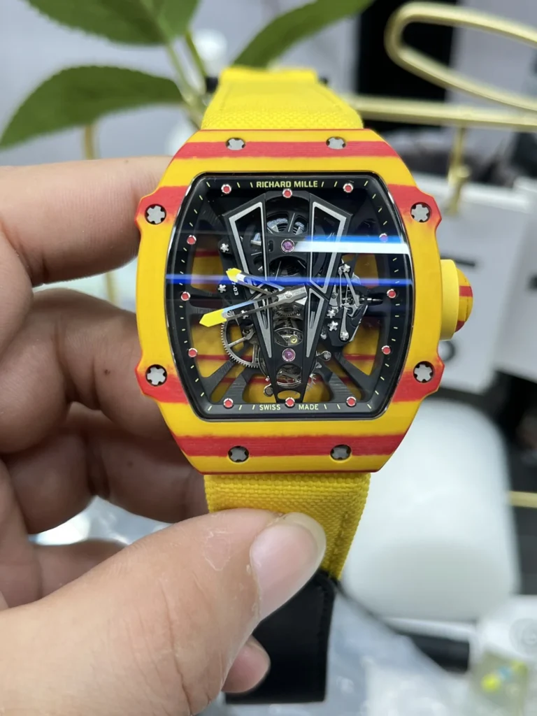 Super Clone Richard Mille RM 27-03 Richard Mille Rafael Nadal Shock Resistance 42mm Carbon