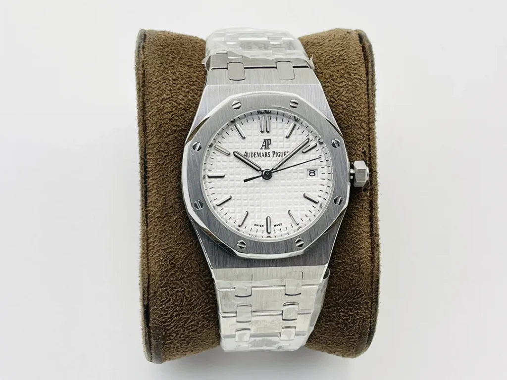 Super Clone Audemars Piguet Royal Oak 37mm 15450ST.OO White Dial Steel