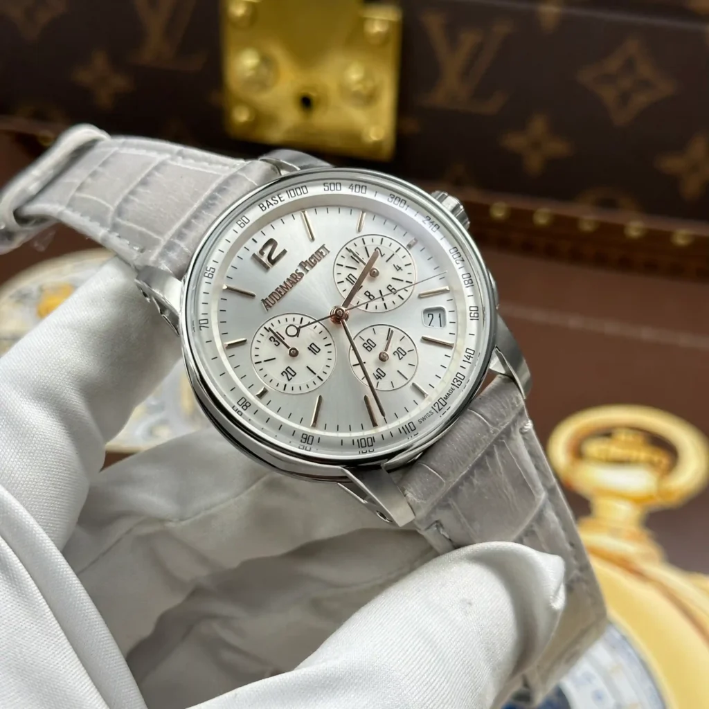 Super Clone Audemars Piguet Code 11.59 By Chronograph 26393CR.OO.A009CR.01 41mm — dial close-up