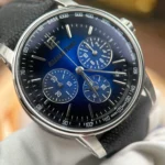 Super Clone Audemars Piguet Code 11.59 Selfwinding 15210BC.OO.A002KB.01 41mm Blue Dial — side profile