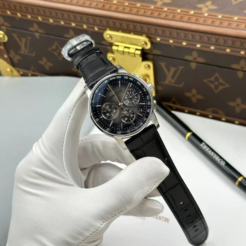 Super Clone Audemars Piguet Code 11.59 Selfwinding Chronograph 26393CR.OO.A002KB.01 41mm — dial close-up