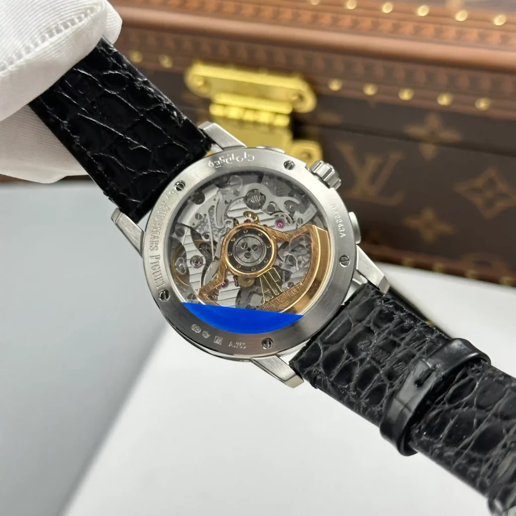 Super Clone Audemars Piguet Code 11.59 Selfwinding Chronograph 26393CR.OO.A002KB.01 41mm — movement / caseback view
