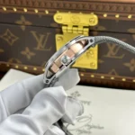 Super Clone Audemars Piguet Steel — on leather display