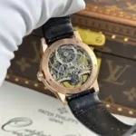 Super Clone Audemars Piguet Steel — on leather display