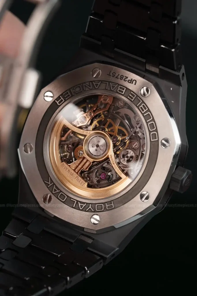 Super Clone Audemars Piguet Royal Oak 15407CE.OO 41mm Skeleton Dial Ceramic V3 Base — view 9