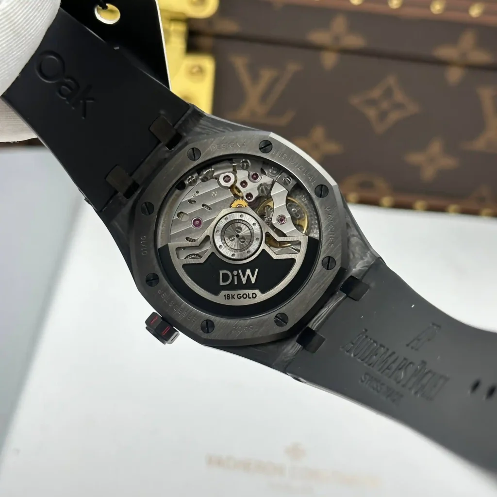 Super Clone Audemars Piguet Royal Oak 41mm Steel Bracelet Carbon — view 10