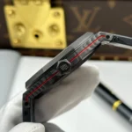 Super Clone Audemars Piguet Royal Oak 41mm Steel Bracelet Carbon — movement / caseback view
