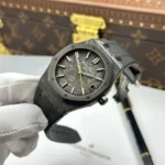 Super Clone Audemars Piguet Royal Oak 41mm Steel Bracelet Carbon — side profile