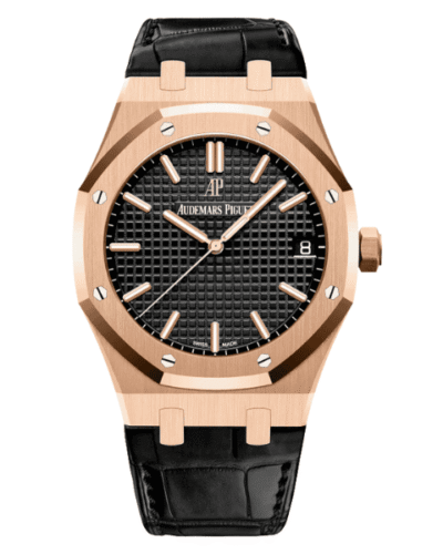 Super Clone Audemars Piguet Royal Oak 15500OR Rose Gold 41mm Black Dial