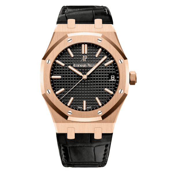 Super Clone Audemars Piguet Royal Oak 15500OR Rose Gold 41mm Black Dial