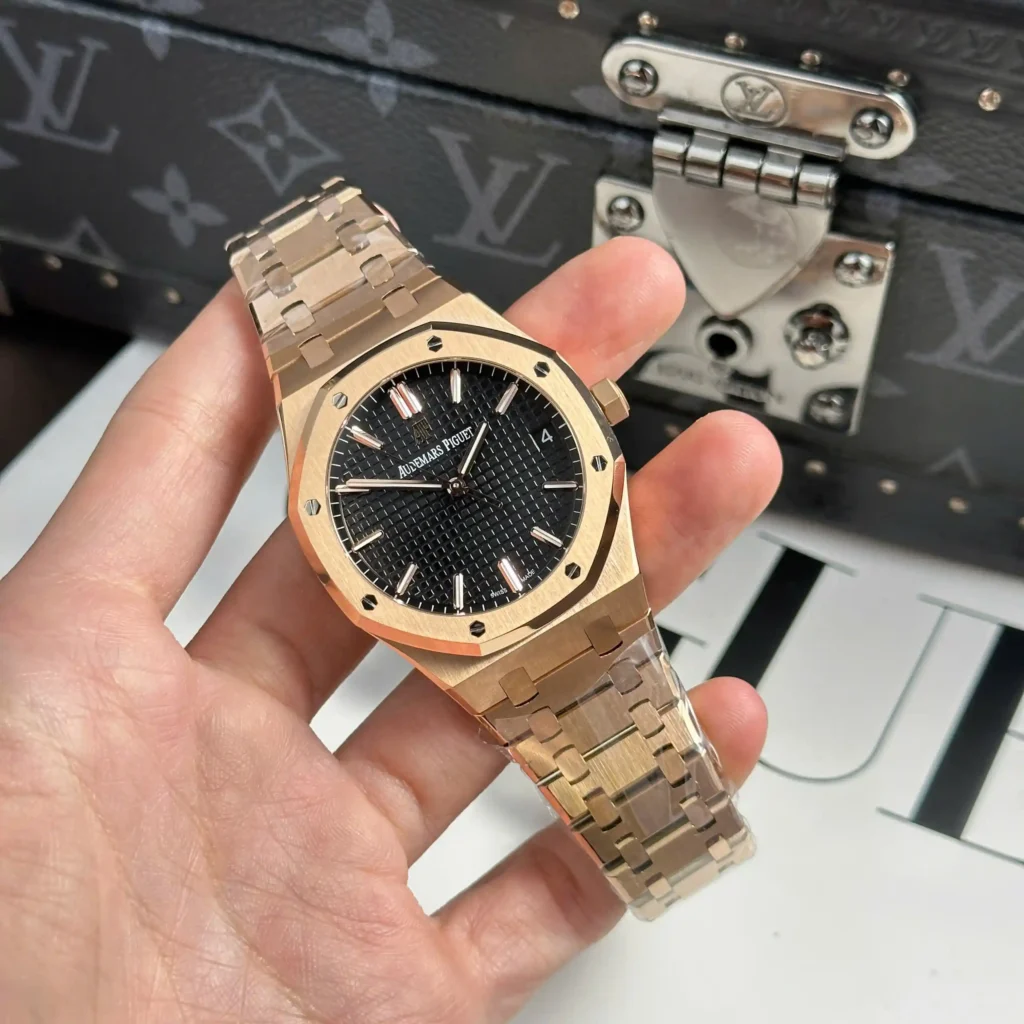 Super Clone Audemars Piguet Royal Oak 41mm Steel Bracelet Steel — case and bezel