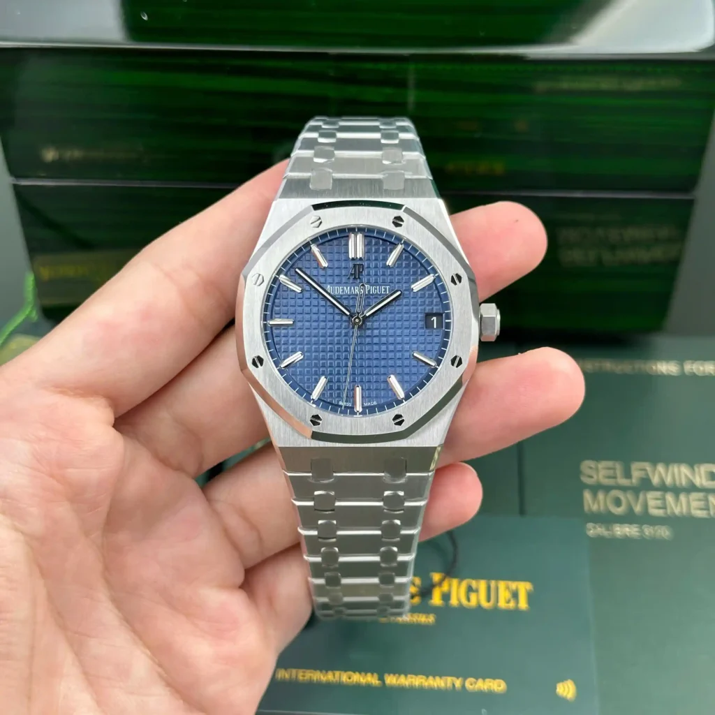 Super Clone Audemars Piguet Royal Oak 41mm Steel Bracelet Steel — dial close-up