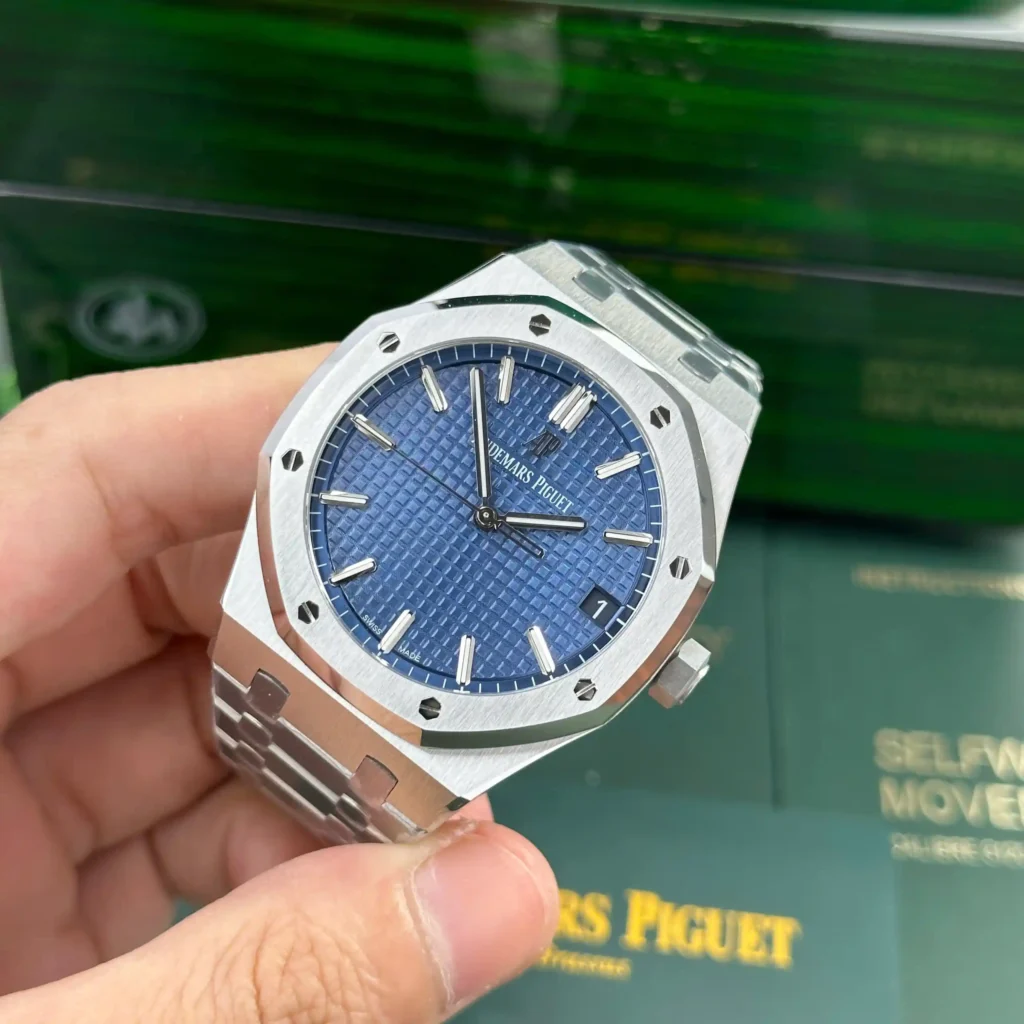 Super Clone Audemars Piguet Royal Oak 41mm Steel Bracelet Steel — case and bezel