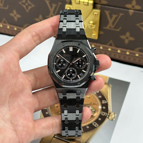 Super Clone Audemars Piguet Royal Oak 41mm Steel Bracelet Steel — dial close-up